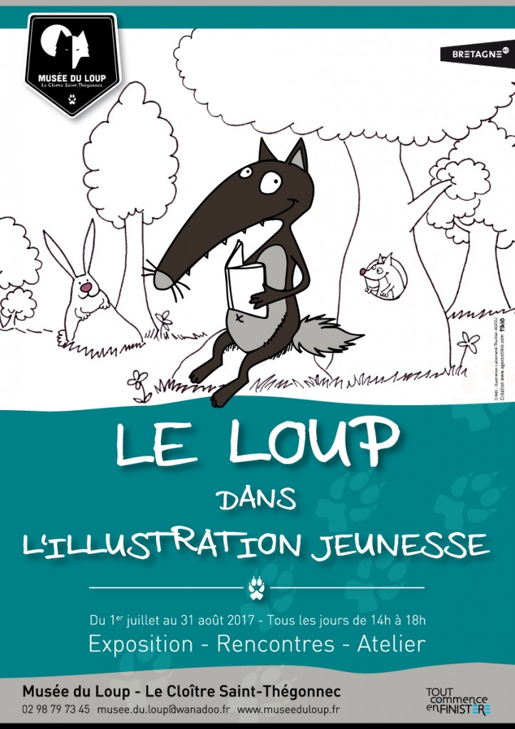 Affiche saison 2017 Musée du Loup