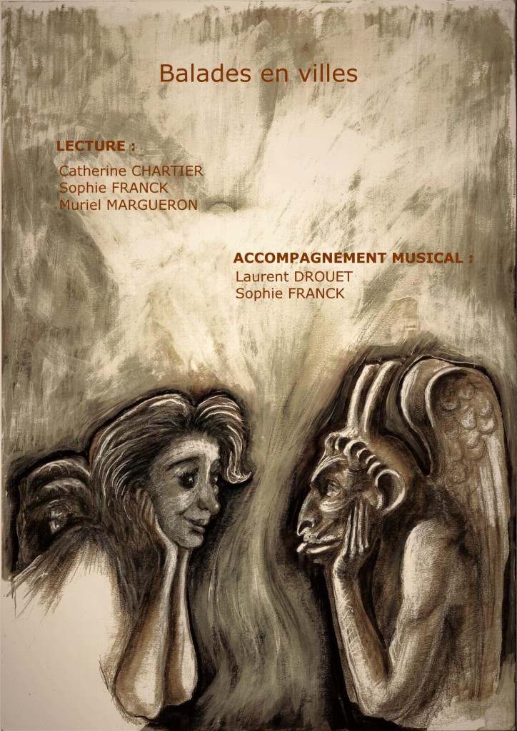 Affiche balades en ville-Salon du Livre 2018-Musée du Loup