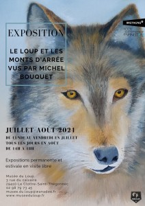 Affiche expo Michel Bouquet 2021