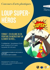 Concours d'arts plastiques 2022_Loup Super-Héros_Musée du Loup