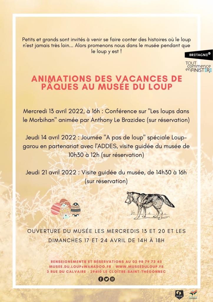 Vacances de Pâques 2022