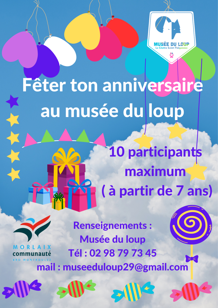 Fêter ton anniversaire au musée du loup