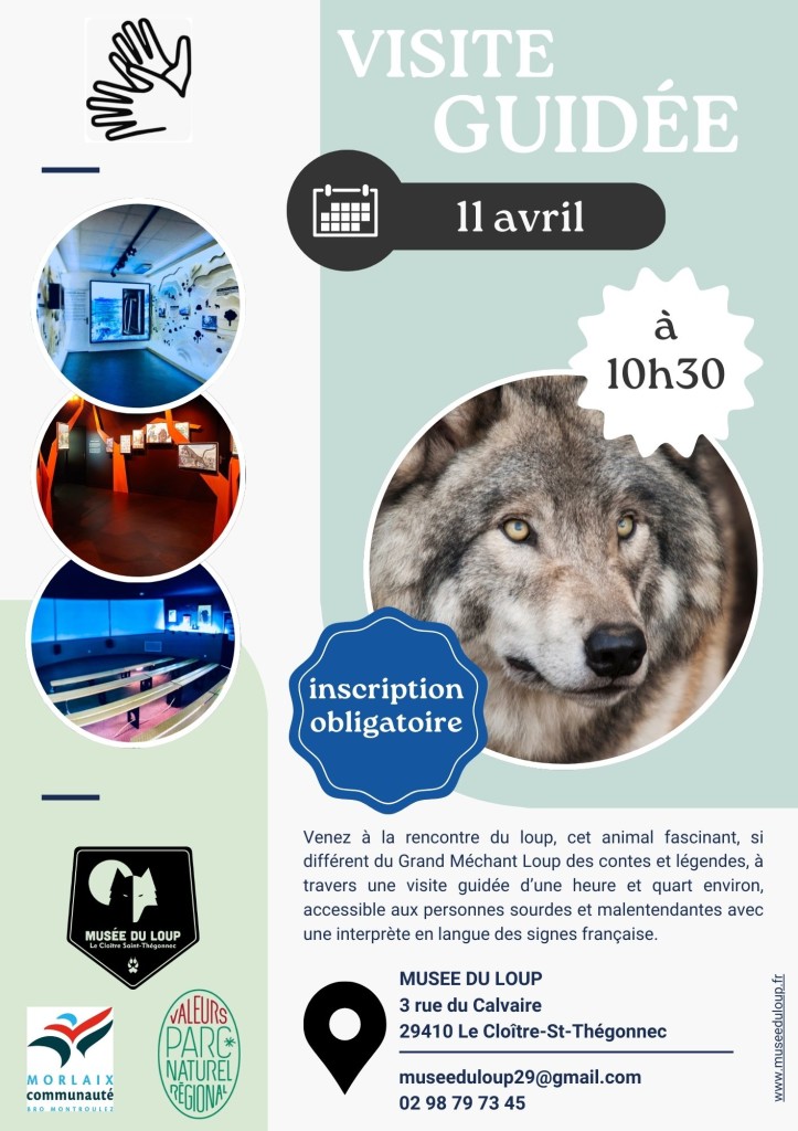 affiche - visite guidée LSF (11 avril 2025)
