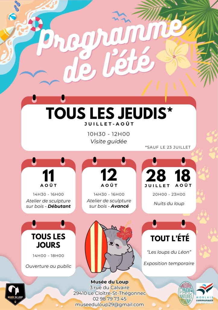 Affiche - programmation été 2026