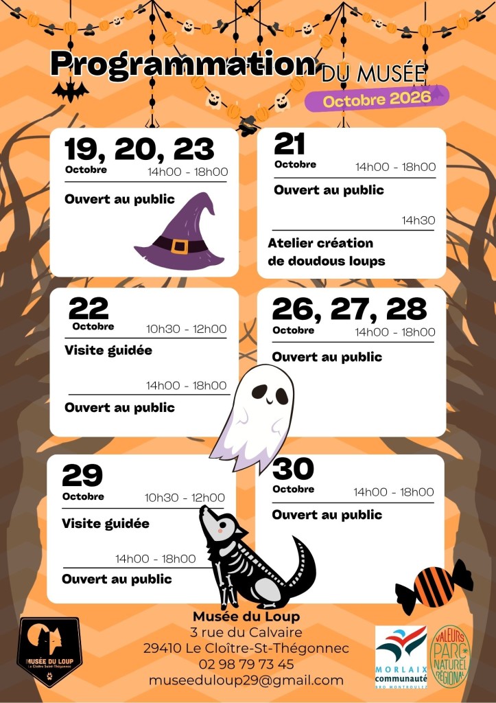 Programmation Toussaint 2026